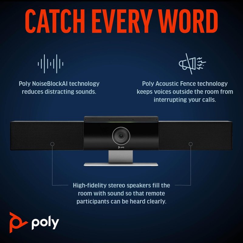 Poly Virtual Usb Poly Studio USB Система за видеоконферентна връзка