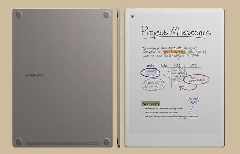 Таблет ReMarkable Paper Pro Tablet, E-ink, цветен